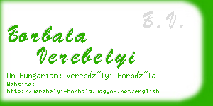 borbala verebelyi business card